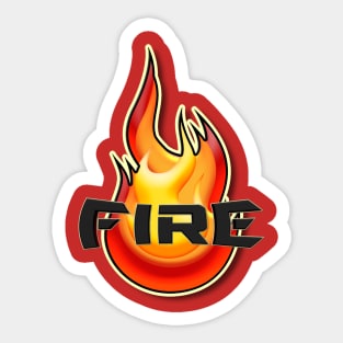 Fire Design Sticker